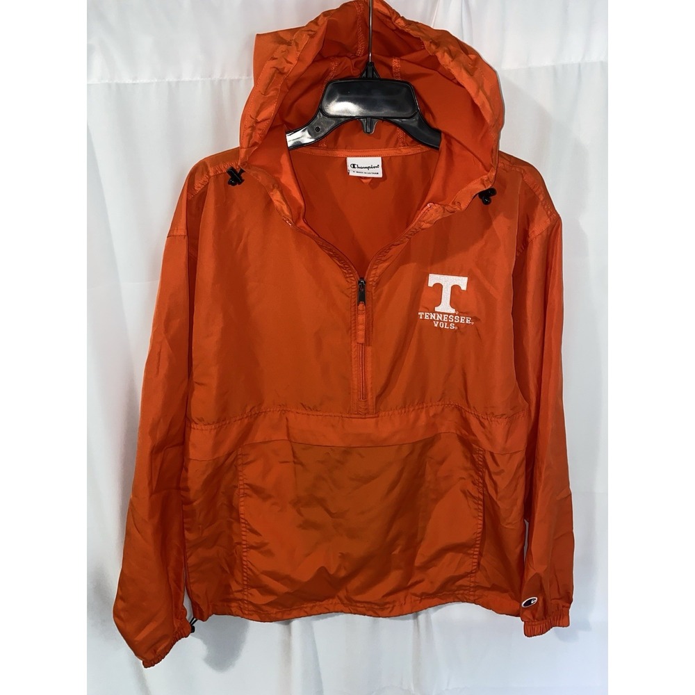Tennessee Volunteers Vols Orange Champion Anorak Windbreaker Jacket Mens Small